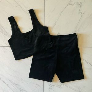 Colsie Two Piece Velvet Set